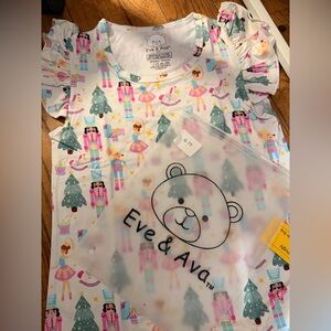 Eve and Ava girls nightgown holiday edition